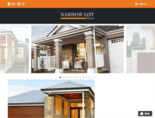 Tablet Screenshot of narrowlothomes.com.au